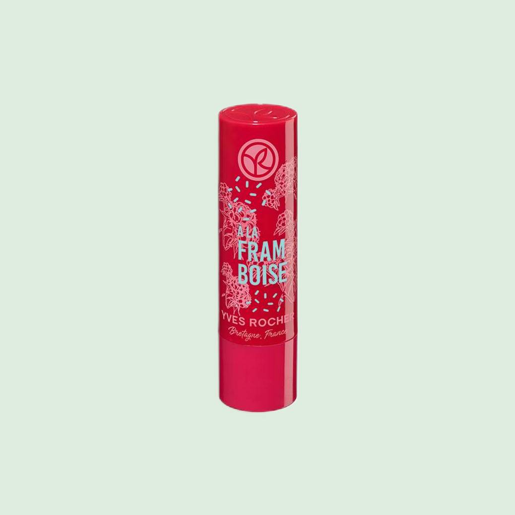 Bálsamo de Labios con Color Frambuesa