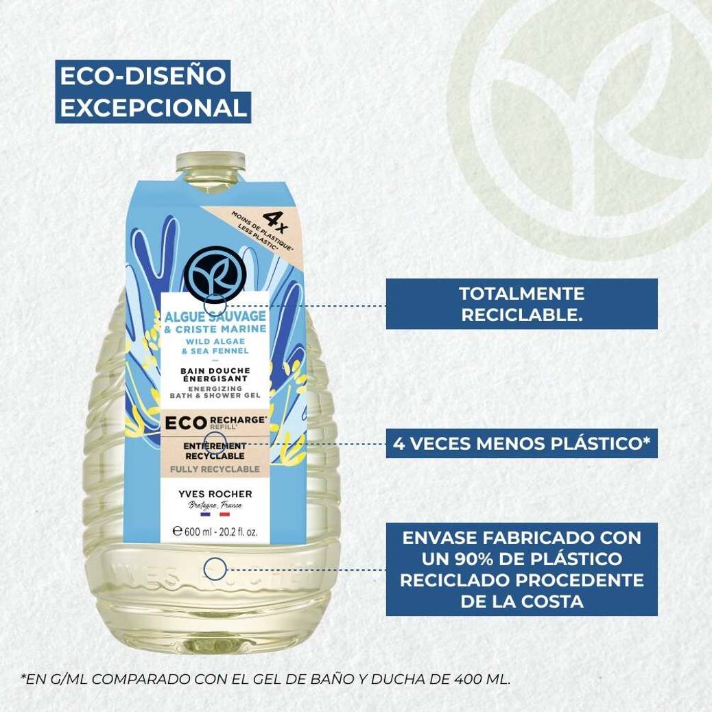 Refill Gel de ducha Alga Salvaje & Hinojo Marino