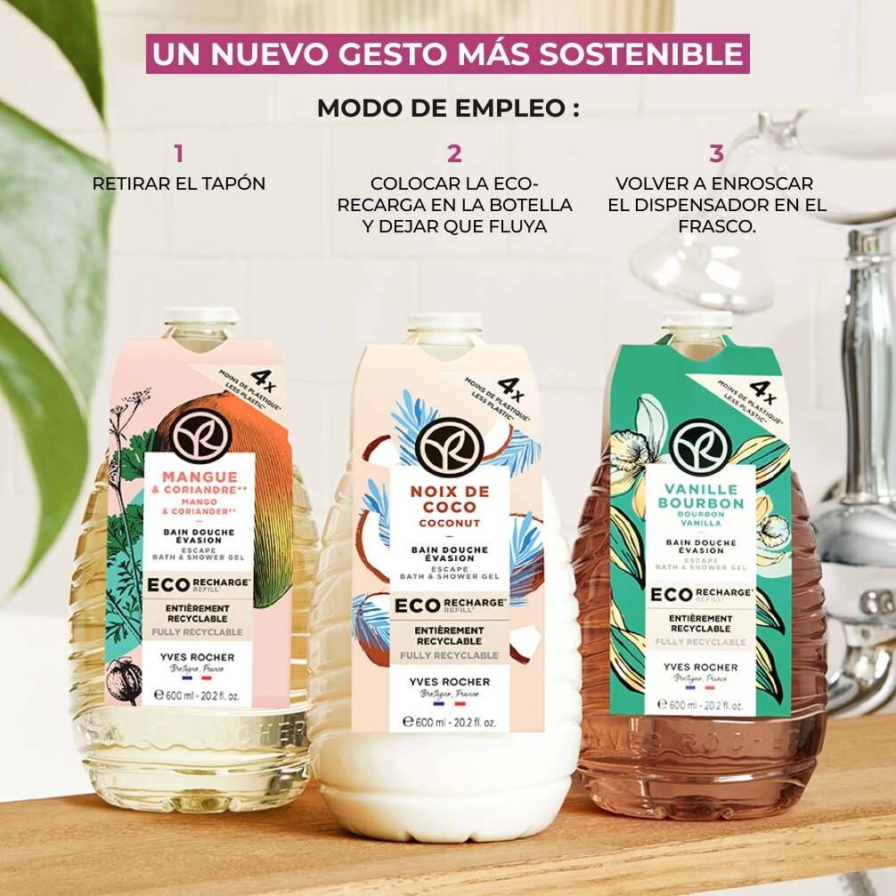 Refill Gel de ducha Argán & Pétalos de Rosa