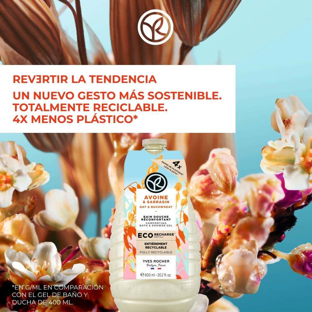 Refill Gel de ducha Avena & Trigo Sarraceno