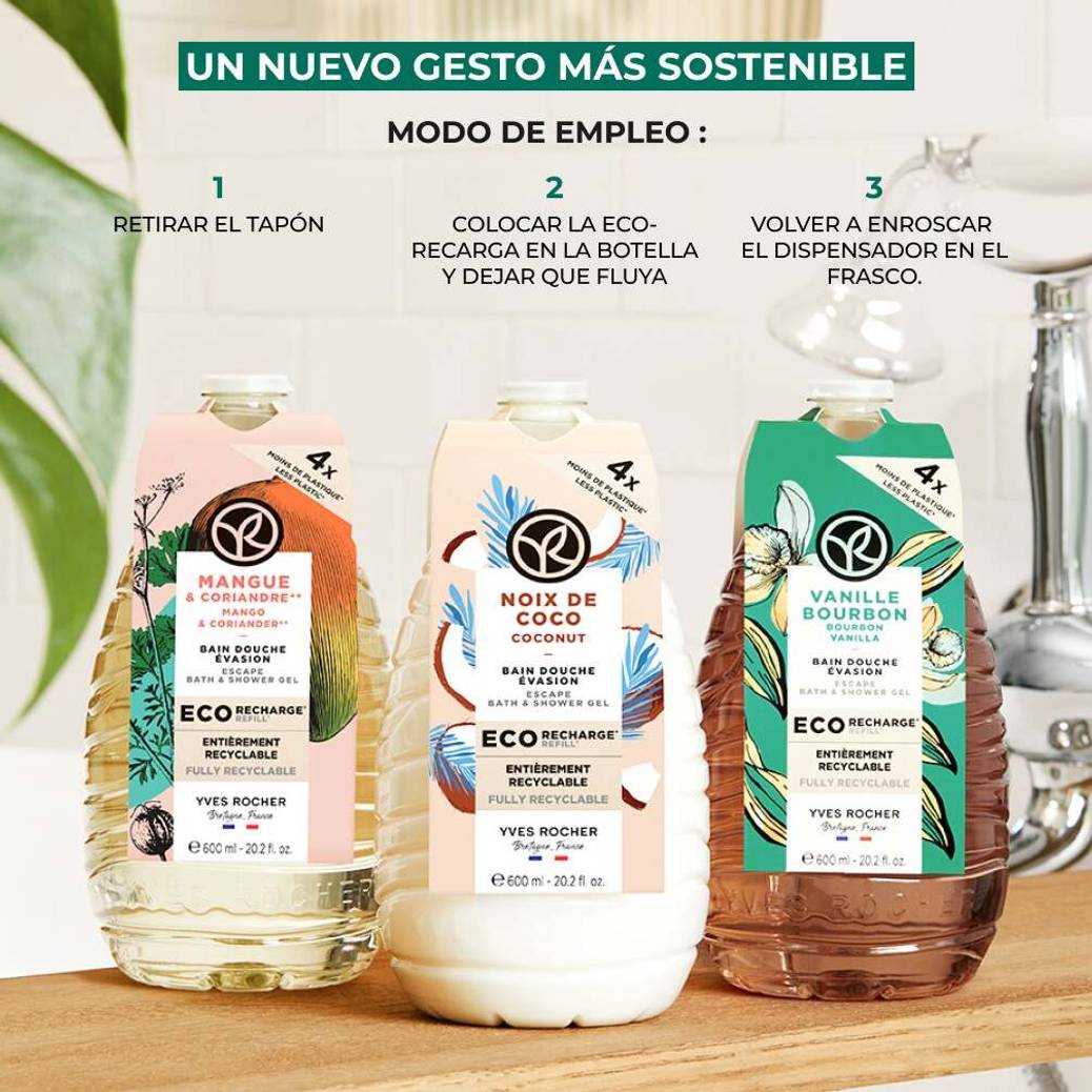 Refill Gel de ducha Vainilla Bourbon