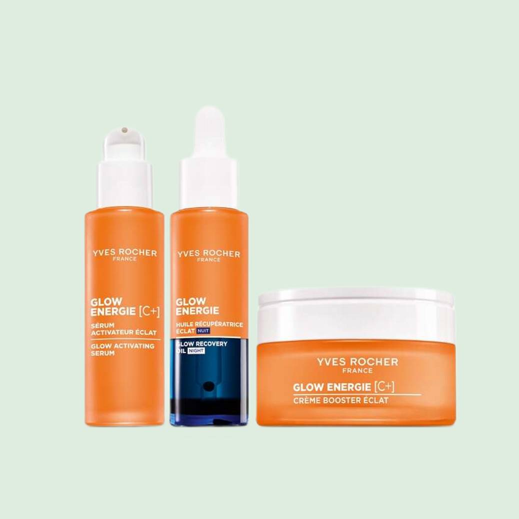 Kit de cuidado facial Glow Energie - primeras arrugas