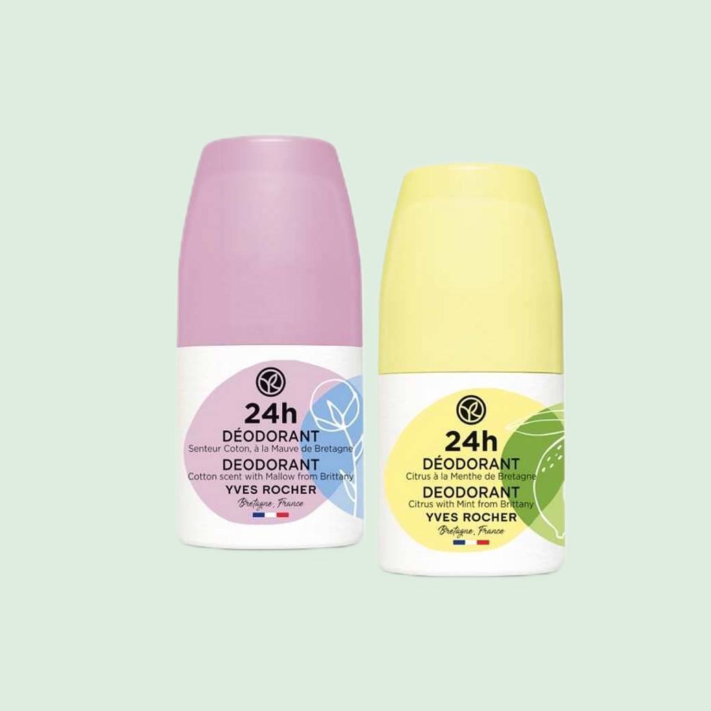 Kit Dúo Desodorante 24h - 2 aromas Algodón & Citrus con menta