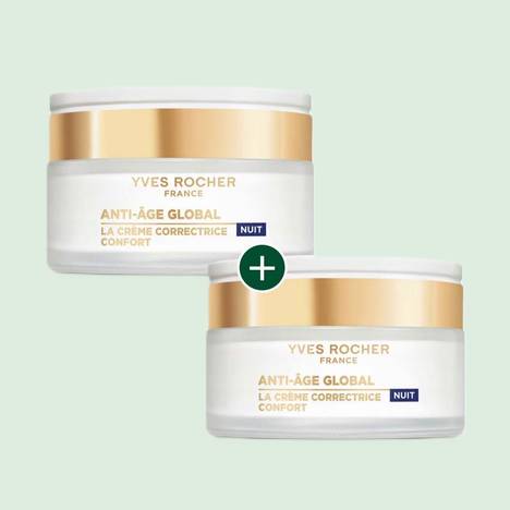 1+1 Crema de Noche Correctora Confort - Todo Tipo de Pieles 50 ml