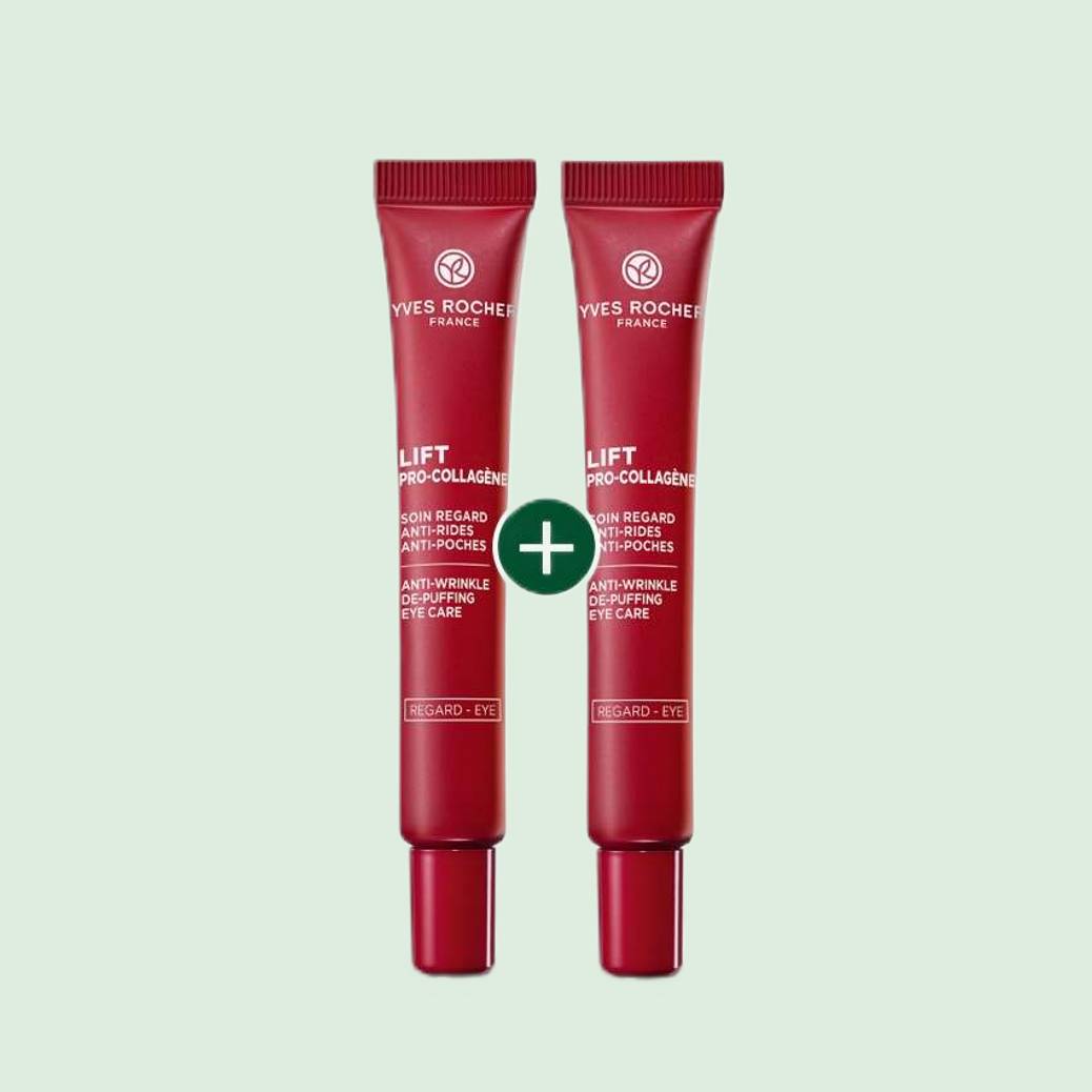 1+1 Tratamiento Contorno de Ojos Antiarrugas y Antibolsas