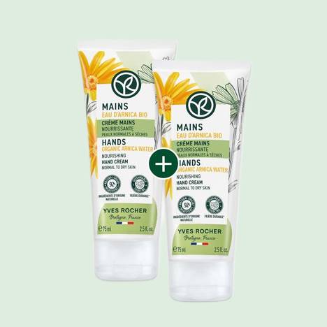 1+1 Crema de Manos Nutritiva con Agua de Árnica
