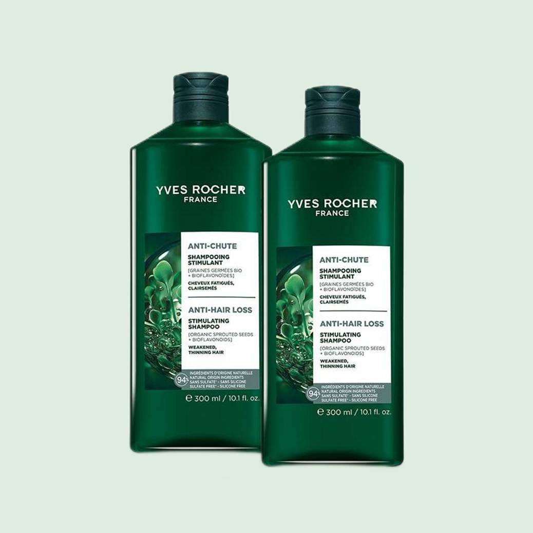 Kit Dúo Anti-caída - 2 Champús para cabello frágil