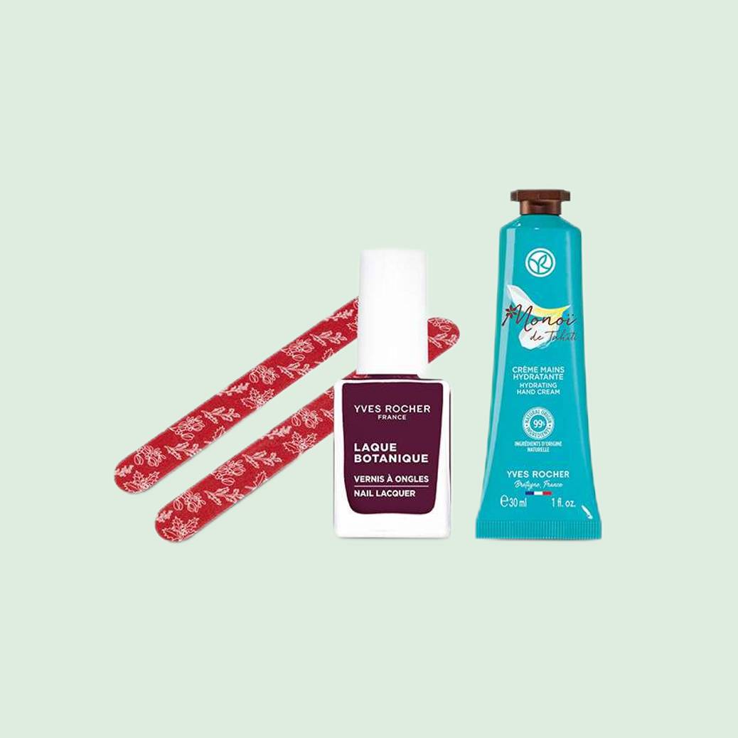Kit Cuidado de Manos y Uñas aroma Monoï