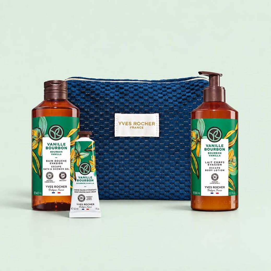 Kit Ritual Cuerpo Vainilla Bourbon con Neceser de Terciopelo