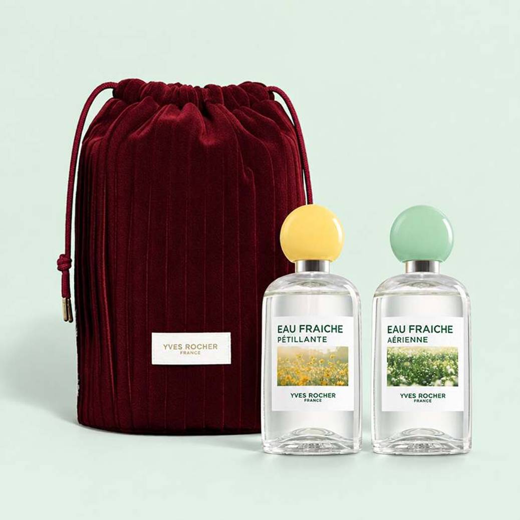 Kit Dúo Eaux Fraîches Chispeante y Menta y Cedro con Joya
