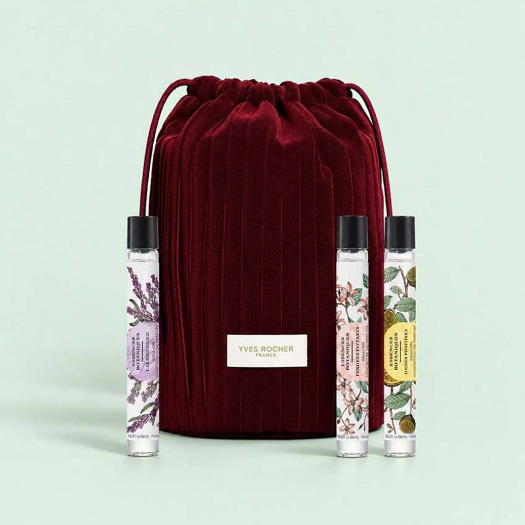Kit de Perfumes en Roll-on con Saquito de Terciopelo